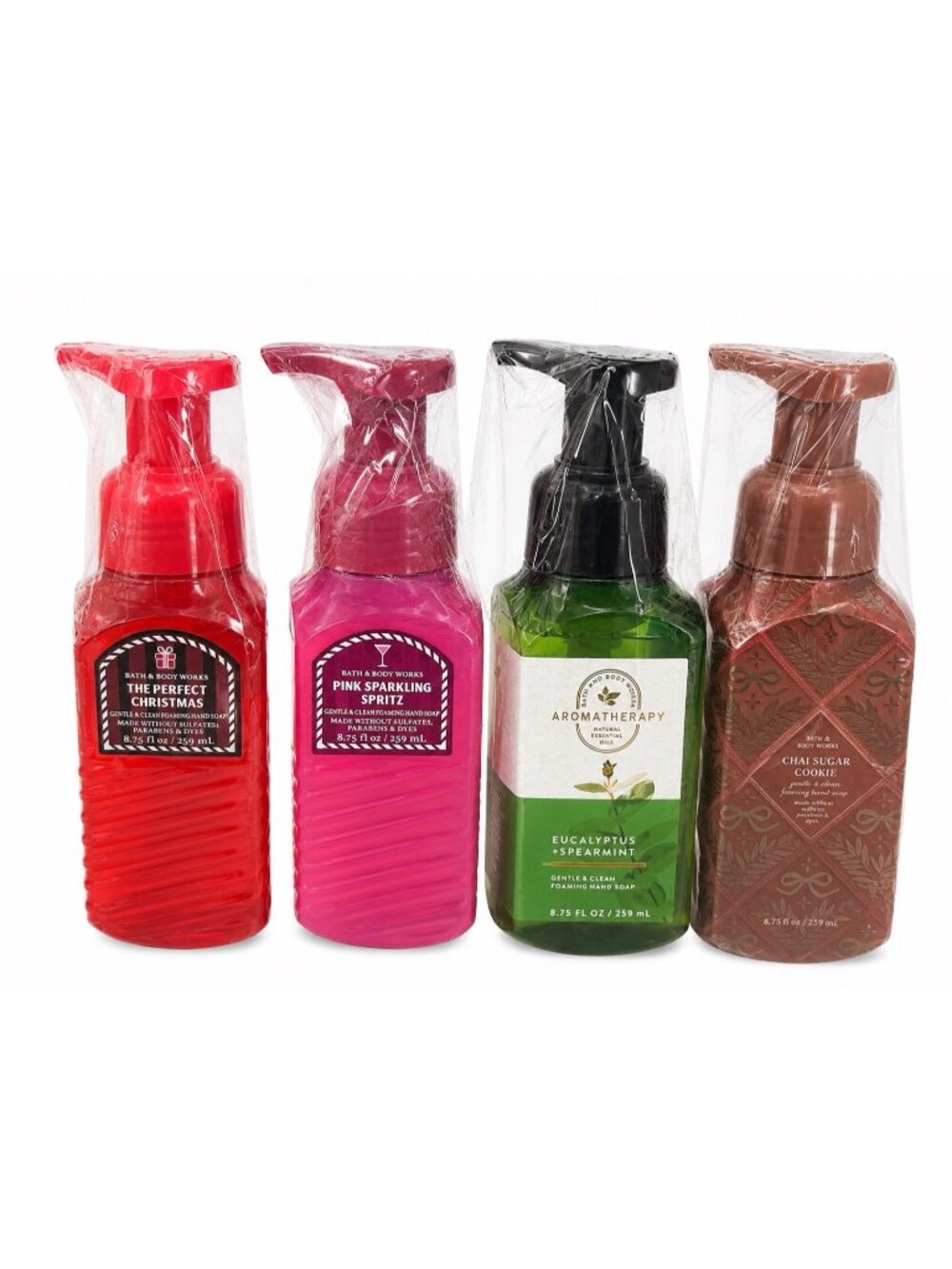 Bath & Body Works Foaming Hand Soap Set Of 4